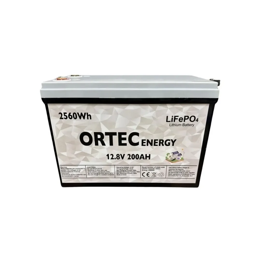 Ortec Solar 12.8 V 200 Ah Lifepo4