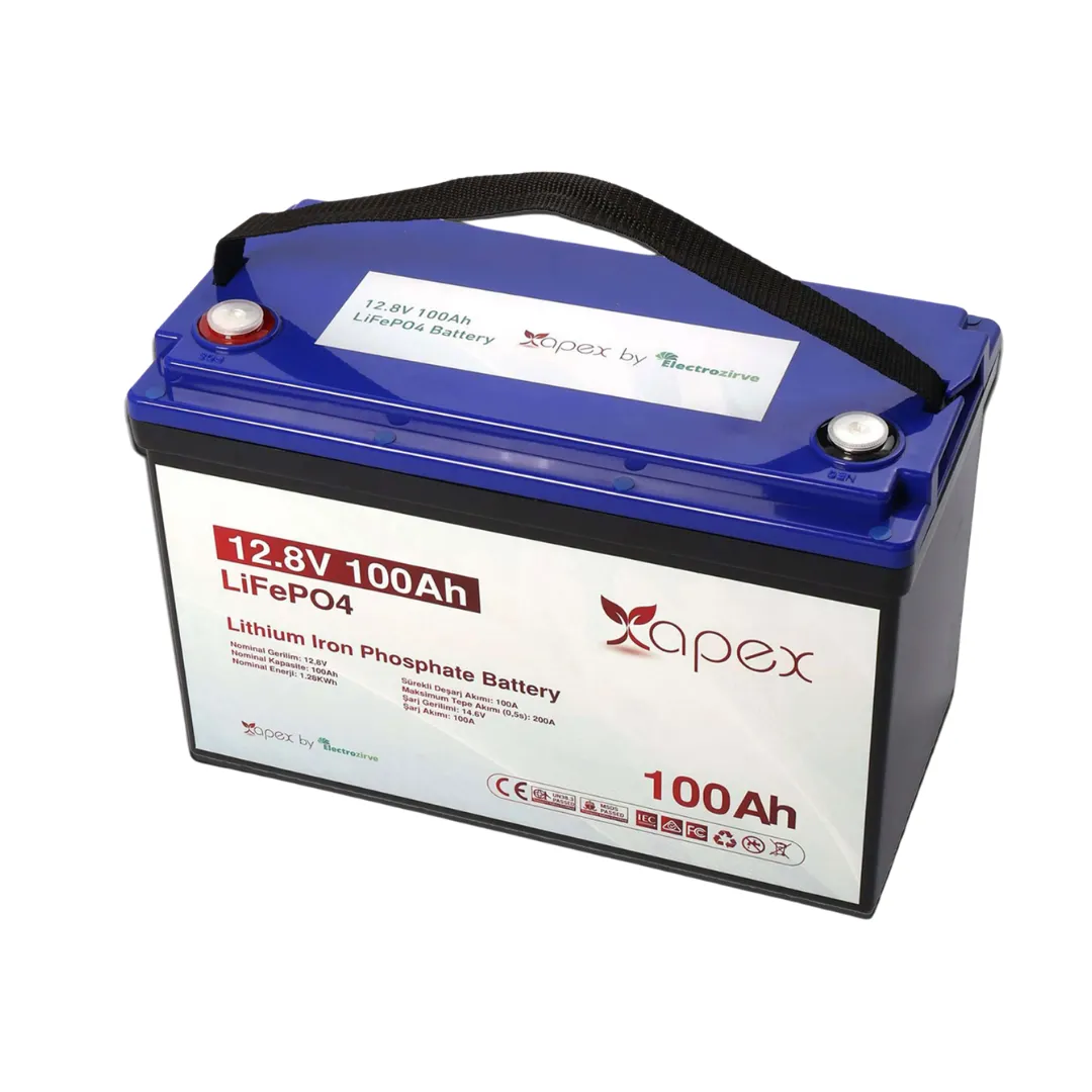 Apex 100 Amper 12.8V Lityum Akü (APX-12100L)