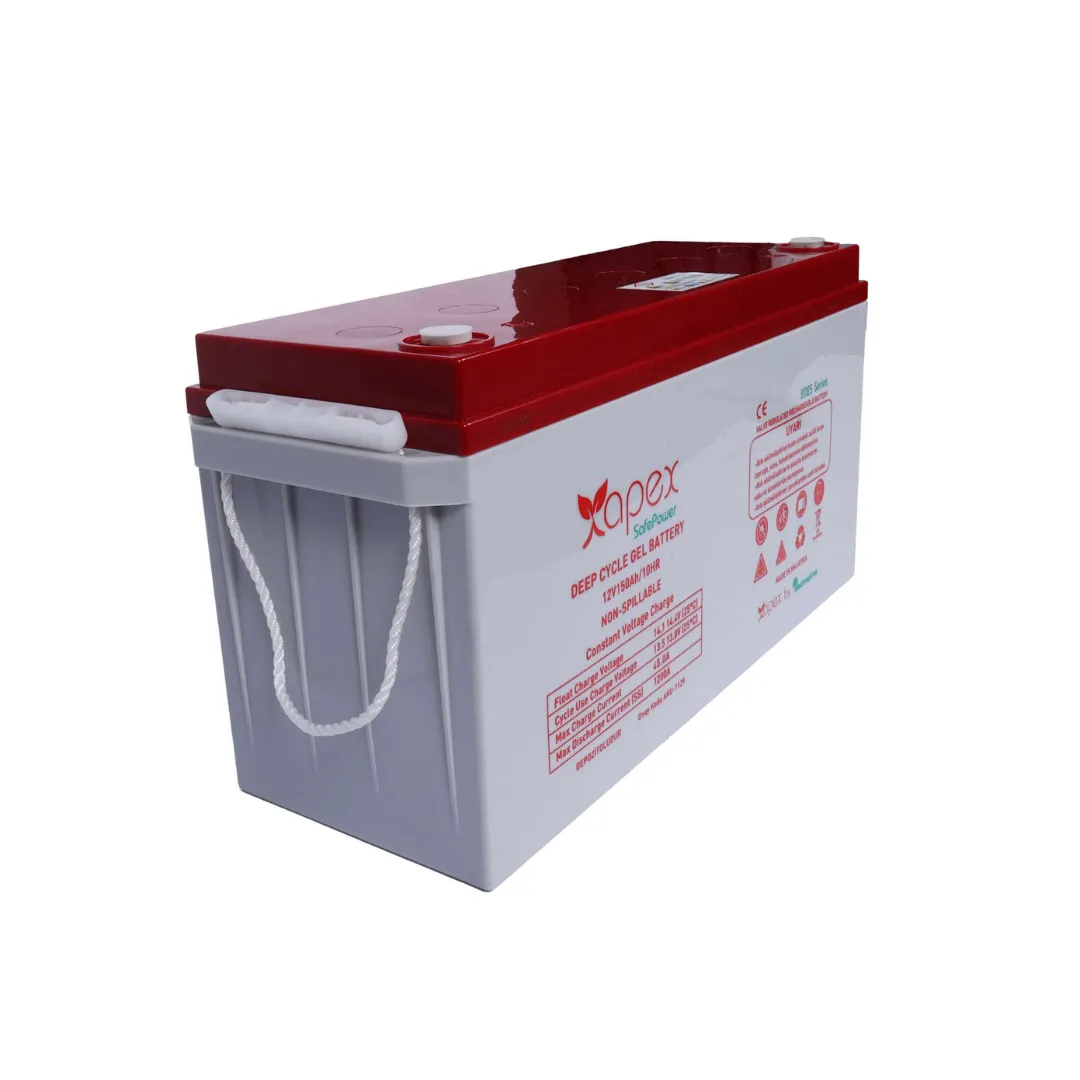 Apex 12V 150Ah Safepower Jel Akü