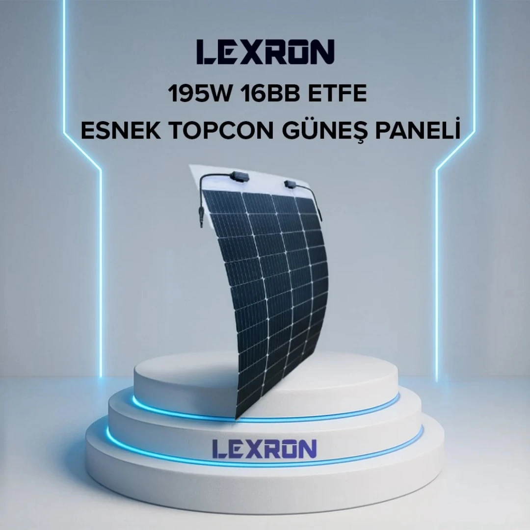 Lexron Ecosol 195w 16bb Etfe Esnek Topcon Güneş Paneli