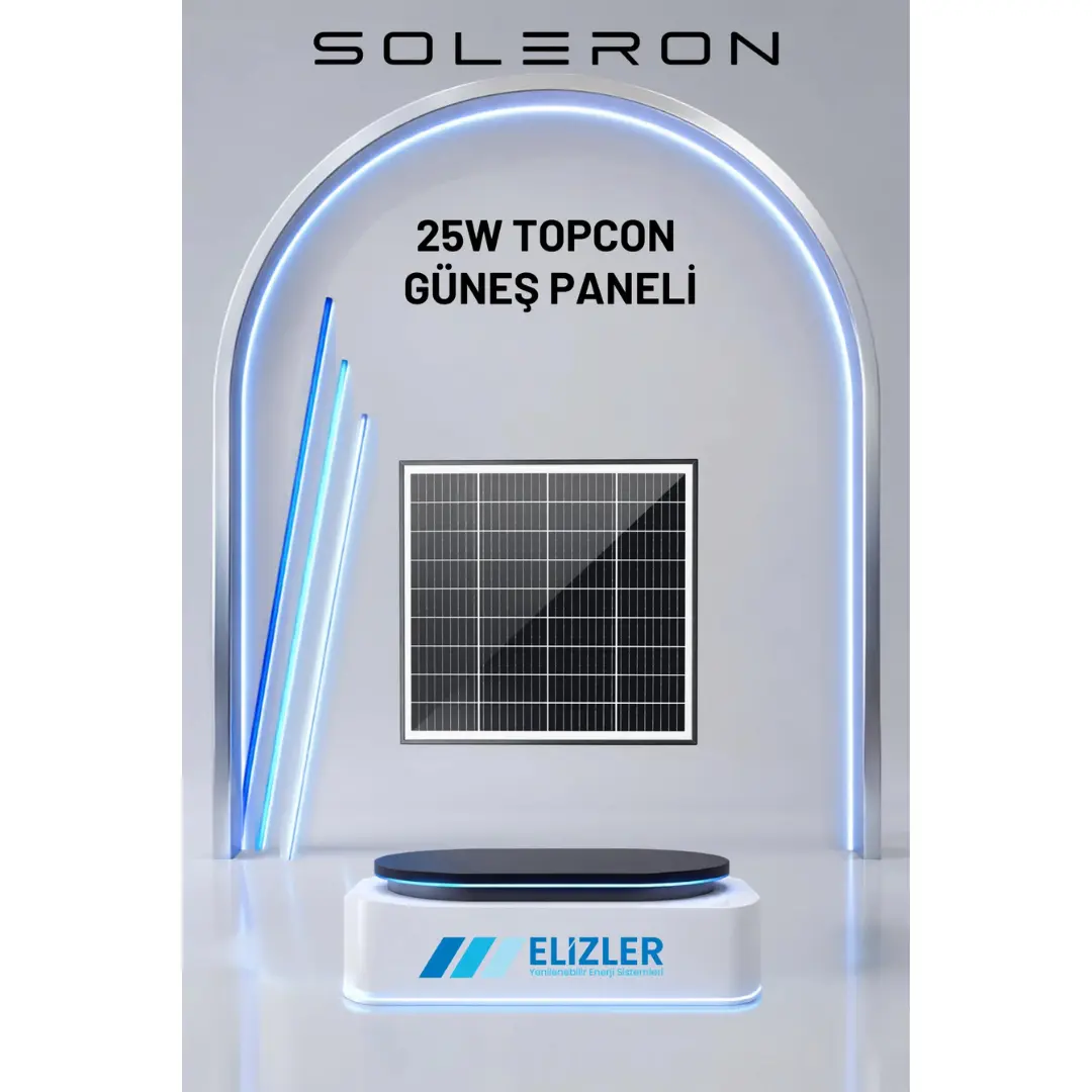 Soleron 25w Topcon Güneş Paneli