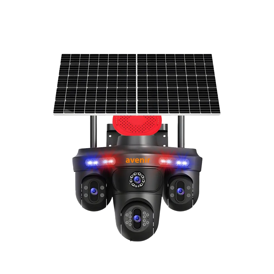 Avenir 3 Kameralı 3PTZ 4G SIM Kartlı AOV Solar Kamera