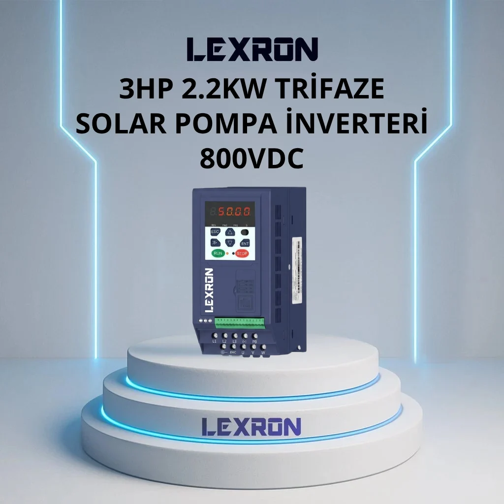 Lexron 3hp 2.2kw (380v) Solar Pompa Inverteri