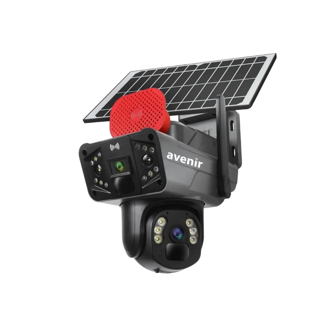 Avenir 6MP 2 Kameralı Solar PTZ 4G SIM Kartlı AOV Kamera 