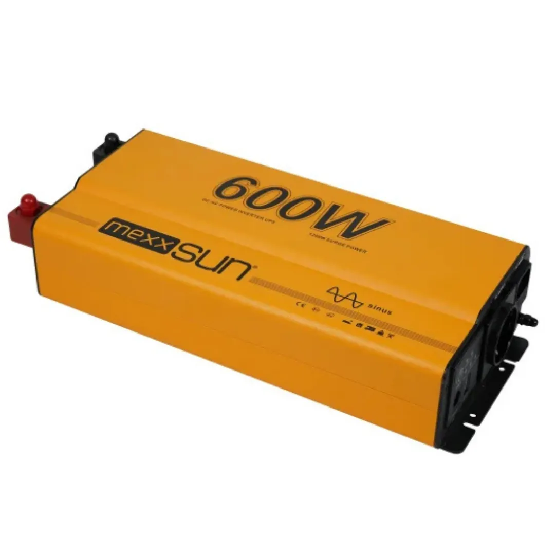 Mexxsun Tam Sinüs UPS Inverter (Remote Ekranlı) 12V 600W