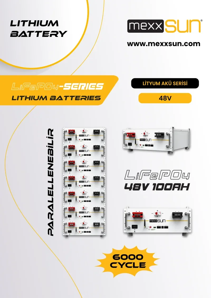 Mexxsun Lityum Akü 48v 100ah (lifepo4)