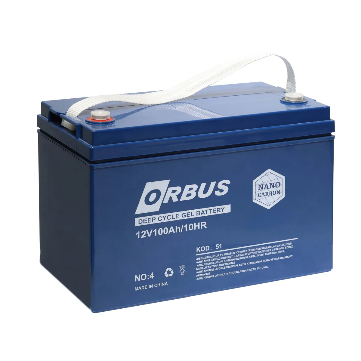 Orbus Jel Akü 12v 100ah Orbus
