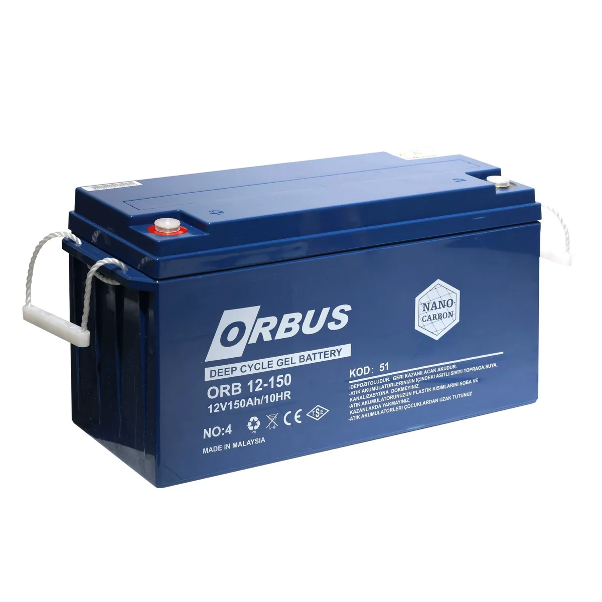 Orbus Jel Akü 12v 150ah Orbus