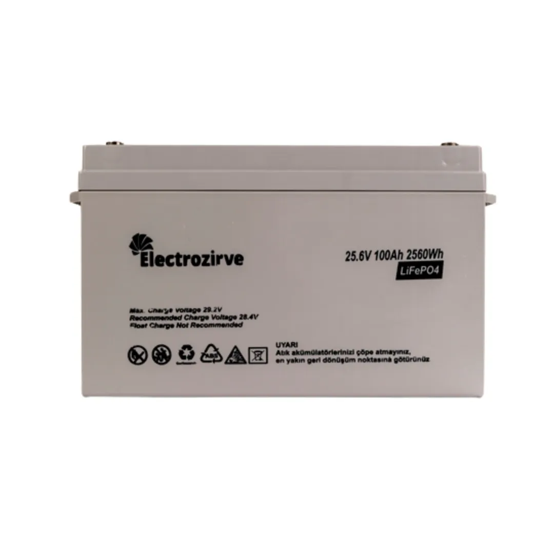Electrozirve 25.6V 100Ah Lityum Akü