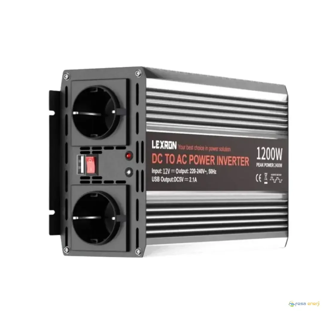 Lexron 1200w-12v Modifiye Sinüs İnverter