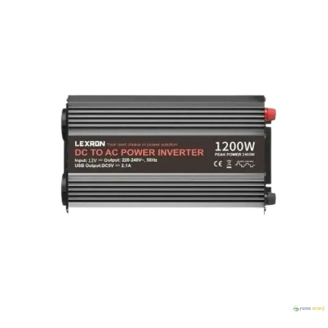 Lexron 1200w-12v Modifiye Sinüs İnverter