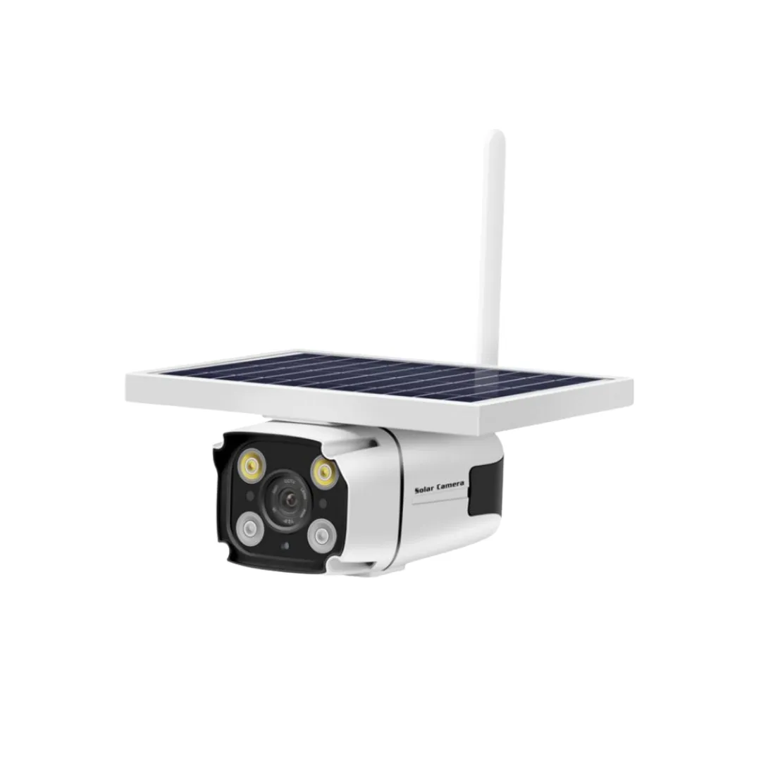 Inox-3MP Solar Wi-Fi/4G Kablosuz Çift Anten Sabit Bullet Güvenlik Kamerası