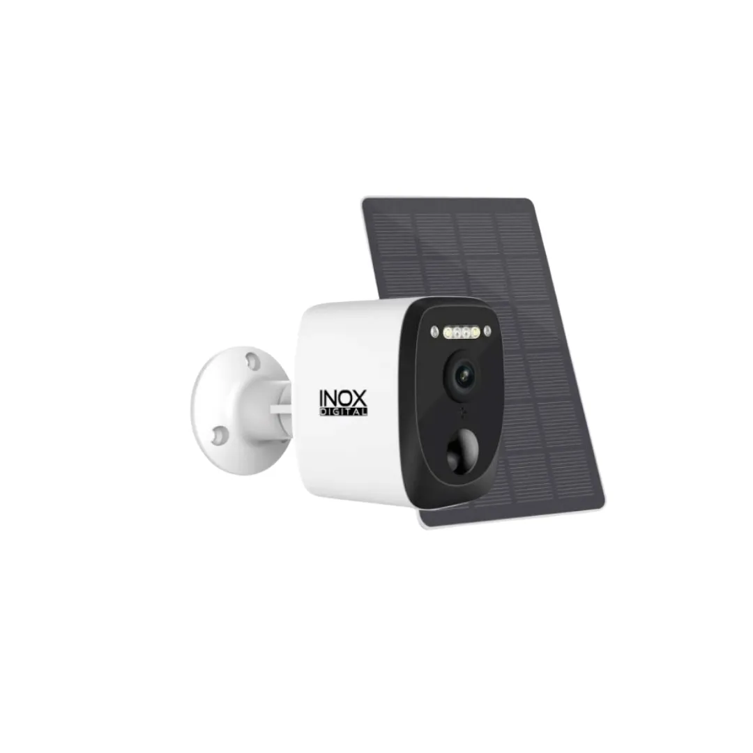 Inox-3MP 4G Sabit Solar Panelli Bataryalı Mini Kamera