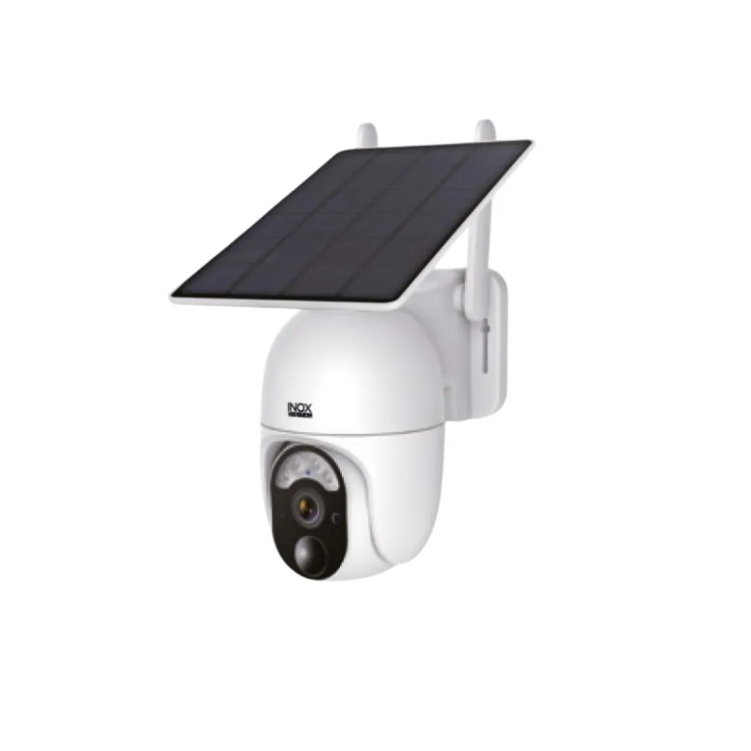 Inox-3MP 4G Solar Panelli Mini PTZ Hareketli Güvenlik Kamerası