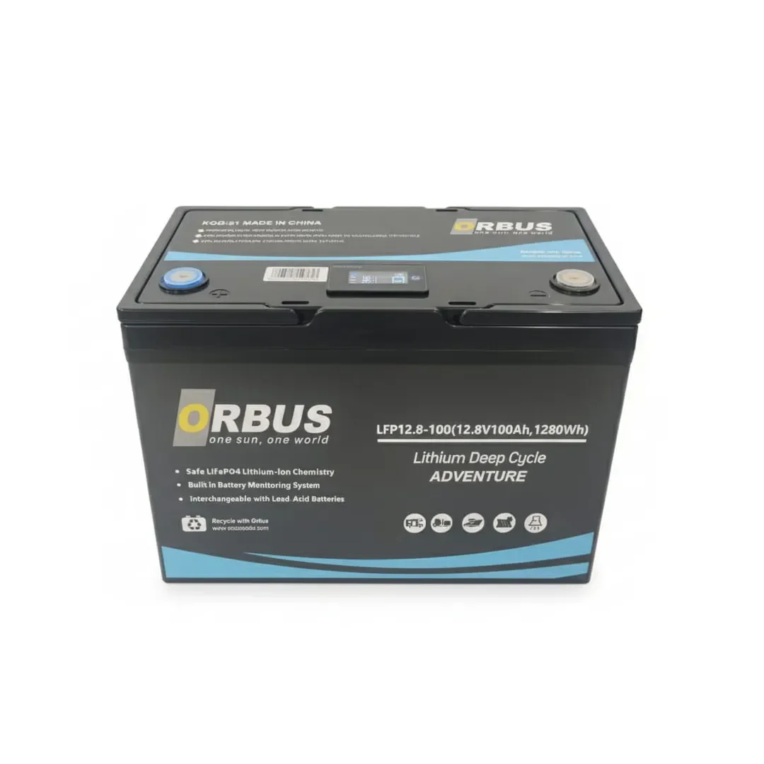 Orbus 12.8 V Volt 100ah Amper Lityum Akü