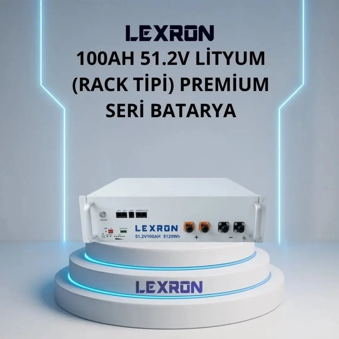 Lexron 100ah 51.2v Premium Series Lityum Akü