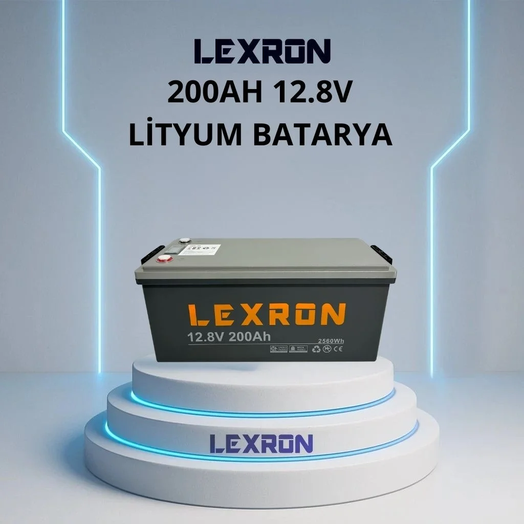 Lexron 200ah 12.8v Lityum Akü