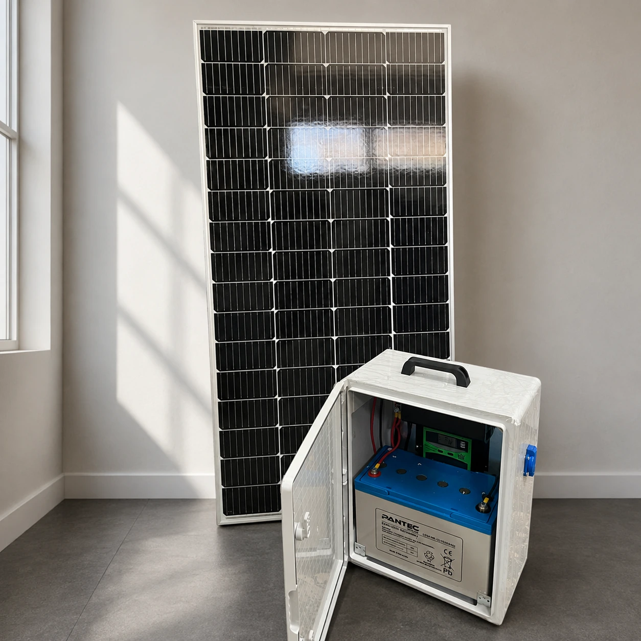 Fesa Enerji Mini 1.2 kW Jel Akülü Tekerlekli Taşınabilir Solar Paket (FESA1KWJ)