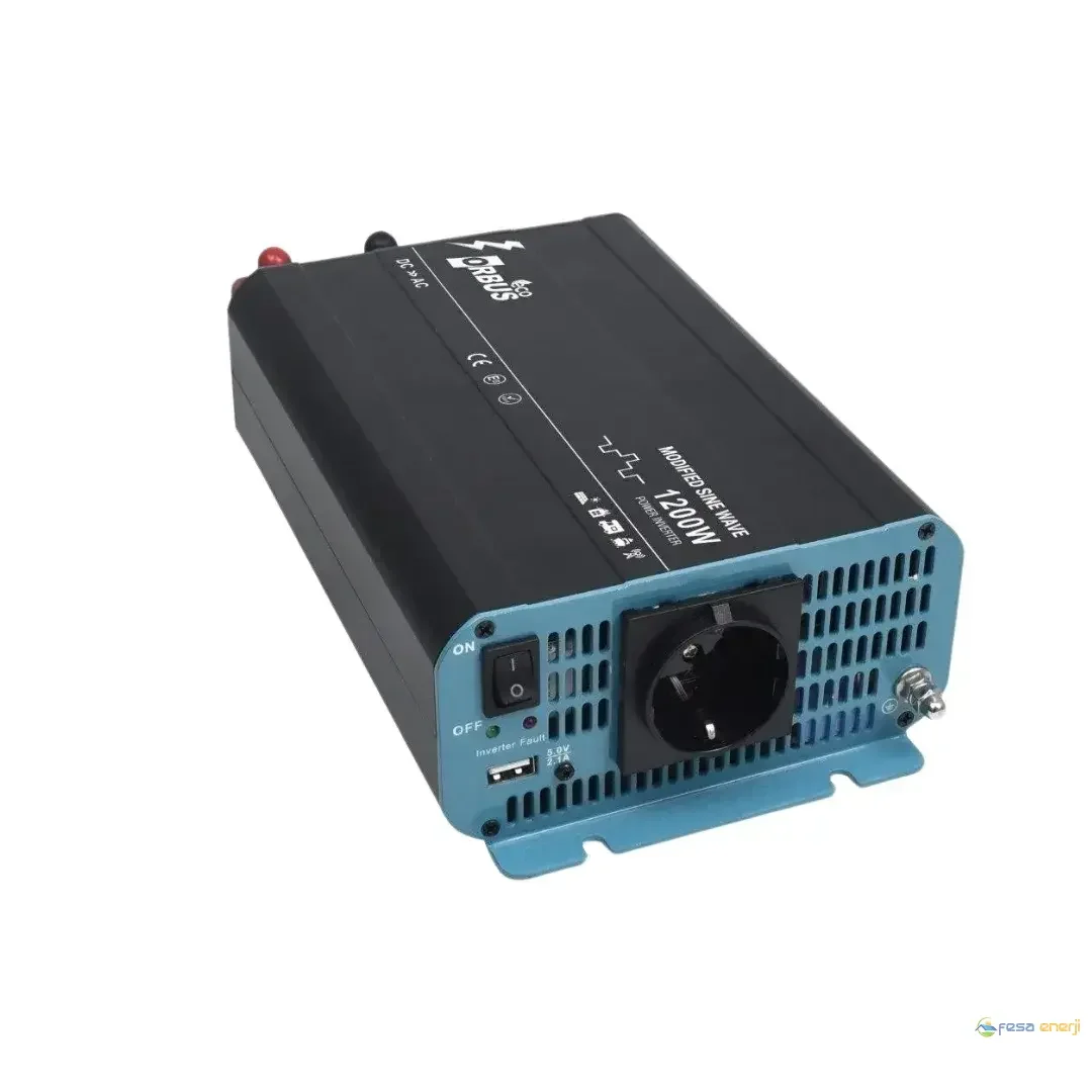 Orbus 12 V 1200 W Modifiye Sinüs İnverter