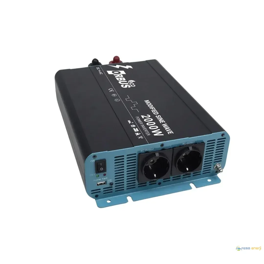 Orbus 12 V 2000 W Modifiye Sinüs İnverter