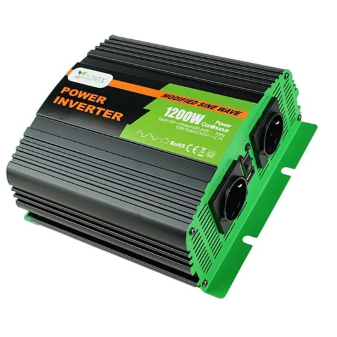 Apex 1200W Modifiye Sinüs İnverter 12V