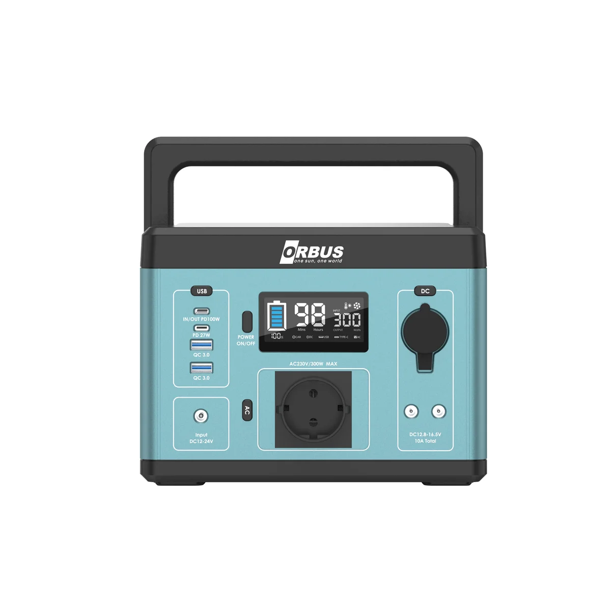 Orbus 300W 296Wh Taşınabilir Power Station Güç İstasyonu (OPS-300)