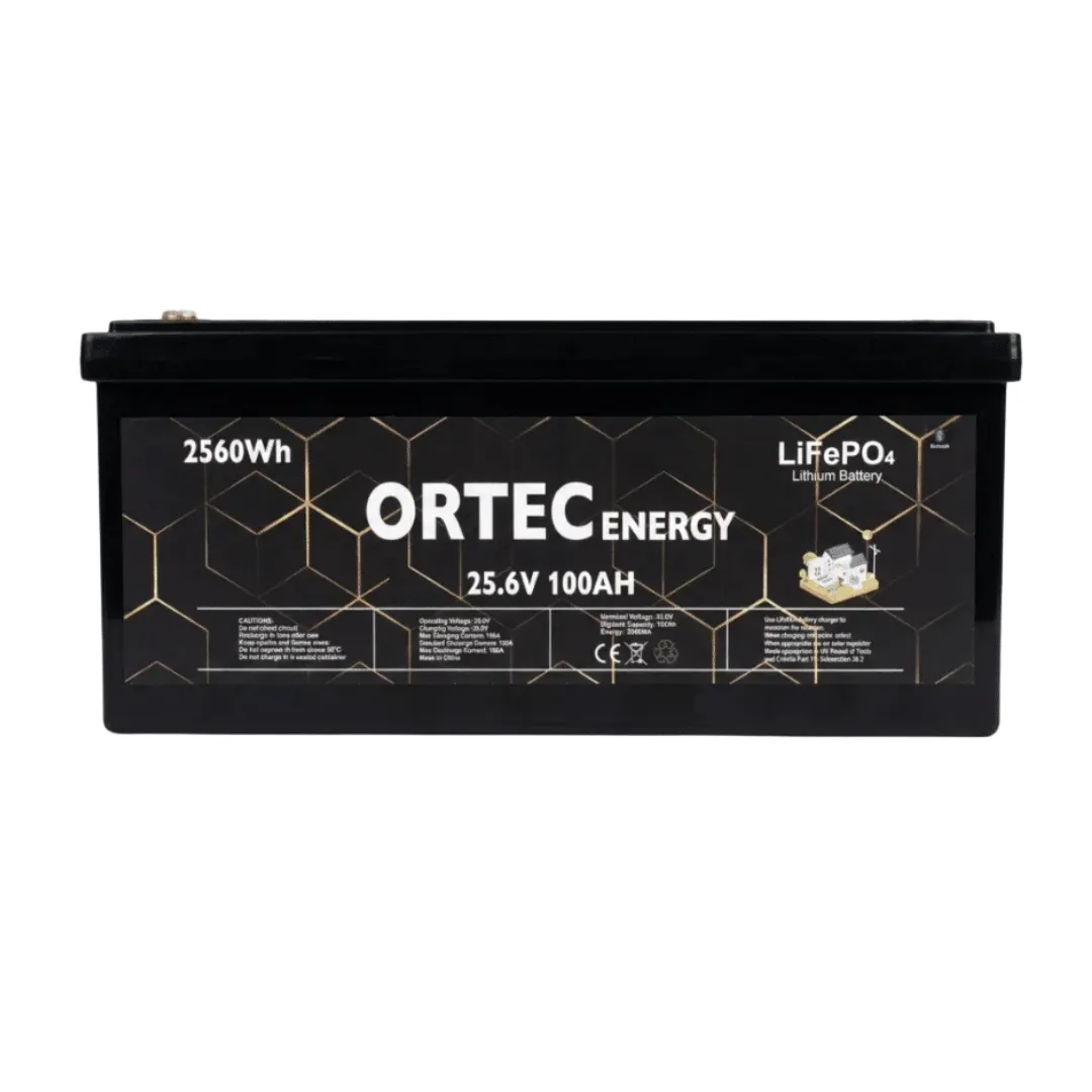 Ortec 25.6V 100Ah LiFePO4 Lityum Akü 