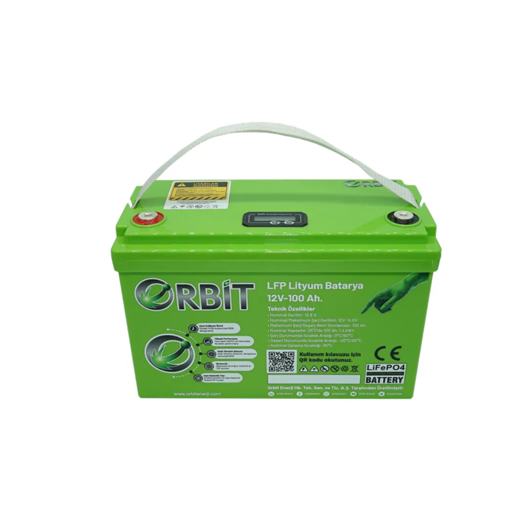 Orbit 12V 100Ah LiFePO4 Lityum Akü (GU12100)