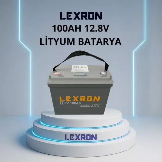Lexron 100Ah 12V Lityum Akü (LiFePO4) - Fesa Enerji