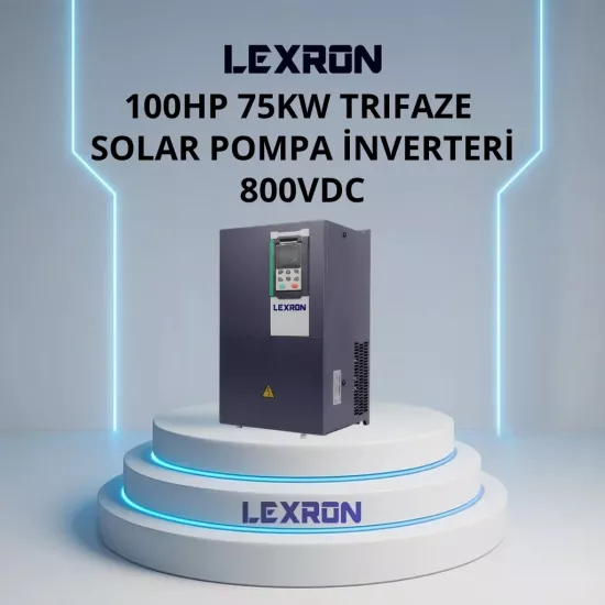 Lexron 100 HP 75 kW Yeni Nesil Solar Pompa İnverteri Sürücü - Fesa Enerji