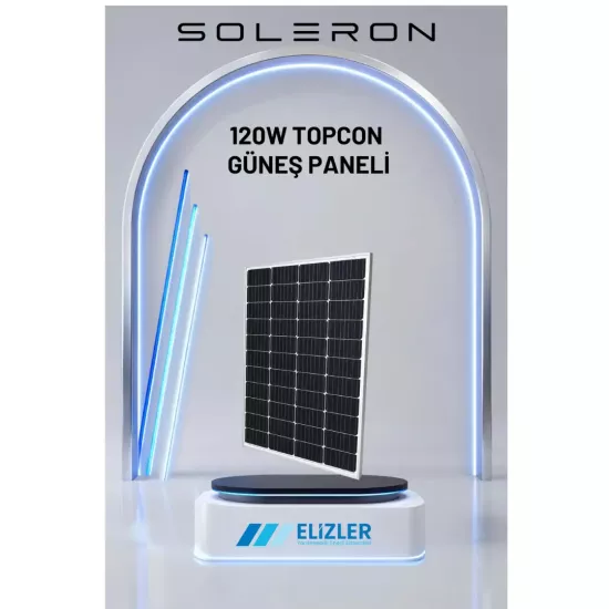 Soleron 120W Topcon Güneş Paneli (Monokristal N-Type Mimarisi) - Fesa Enerji