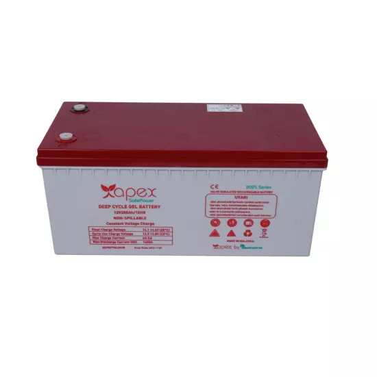 Apex 12V 200Ah Safepower Jel Akü - Fesa Enerji