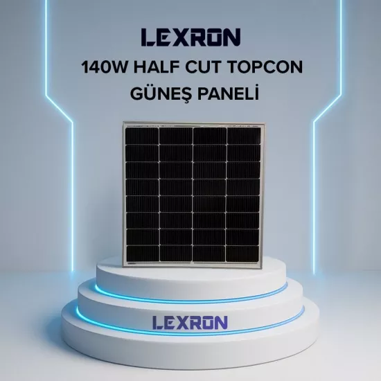 Lexron 140W Half-Cut TOPCon Güneş Paneli - Fesa Enerji