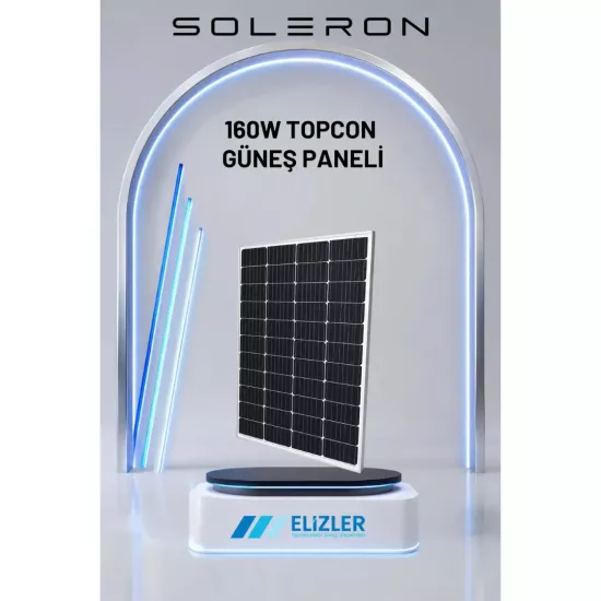 Soleron 160W Topcon Güneş Paneli (Monokristal N-Type Mimarisi) - Fesa Enerji