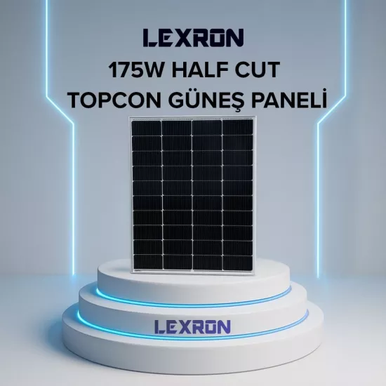Lexron 175W Half-Cut Monokristal Güneş Paneli - Fesa Enerji