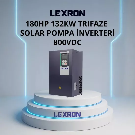 Lexron 180 HP 132 kW Yeni Nesil Solar Pompa İnverteri Sürücü - Fesa Enerji