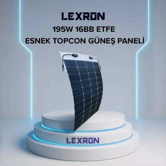 Lexron 195W 16BB ETFE Esnek TOPCon Güneş Paneli (ECOSOL) - Fesa Enerji