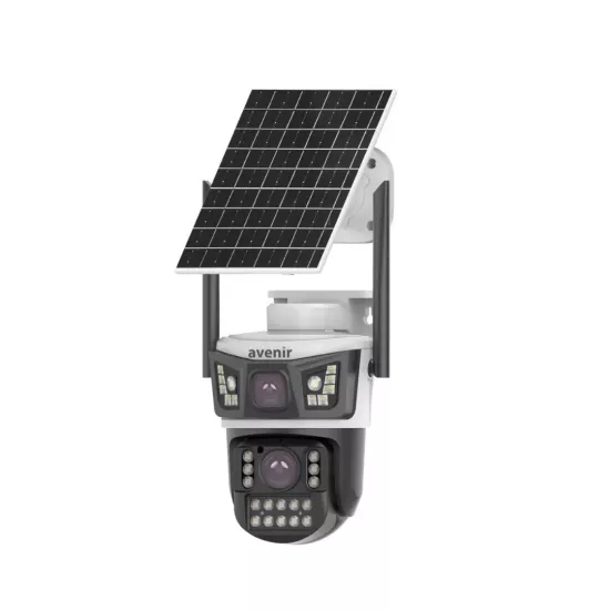 2 Kameralı 4G Solar Kamera (AV-S425) - Sim Kartlı AOV Solar PTZ Güvenlik Kamerası - Fesa Enerji