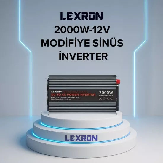 Lexron 2000w-12v Modifiye Sinüs İnverter
