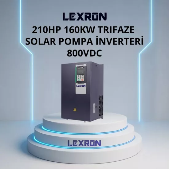 Lexron 160kW 210HP Trifaze Solar Pompa İnverteri (VFD-500-160K) - Fesa Enerji