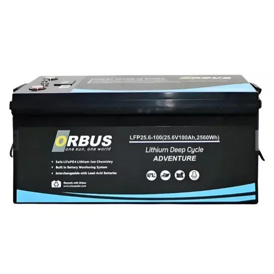 Orbus 25.6V 100Ah Amper Lityum Akü (LiFePO4) - Fesa Enerji