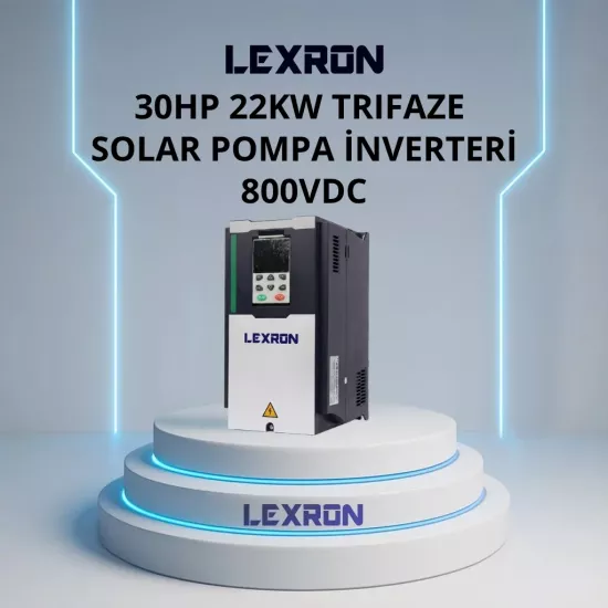 Lexron 30 HP 22 kW Yeni Nesil Solar Pompa İnverteri Sürücü - Fesa Enerji