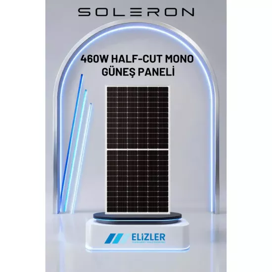 Soleron 460W Half-Cut Monokristal Güneş Paneli (43.50V High Power) - Fesa Enerji
