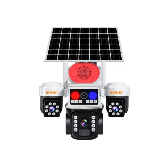 6MP 3 Kameralı 4G Solar Kamera (AV-S463W) - Fesa Enerji