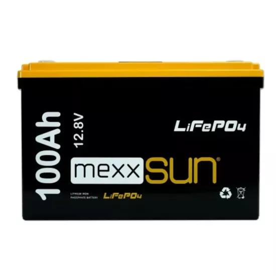 Mexxsun Lityum Akü 12.8V 100Ah LiFePO4 - Fesa Enerji