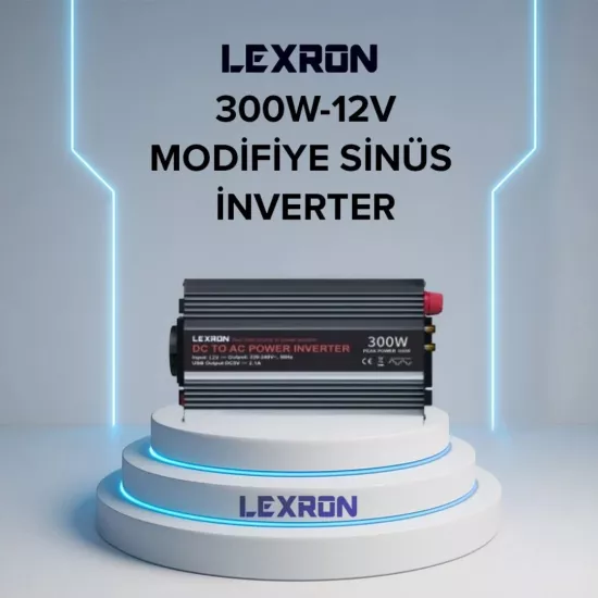 Lexron 300W 12V Modifiye Sinüs İnverter (IMS300L) - Fesa Enerji