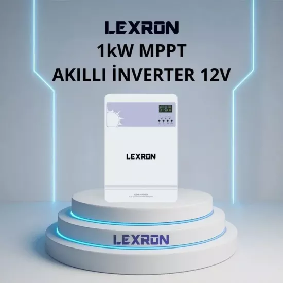 Lexron 1KW 12V Akıllı İnverter HMS-1.5K MPPT - Fesa Enerji
