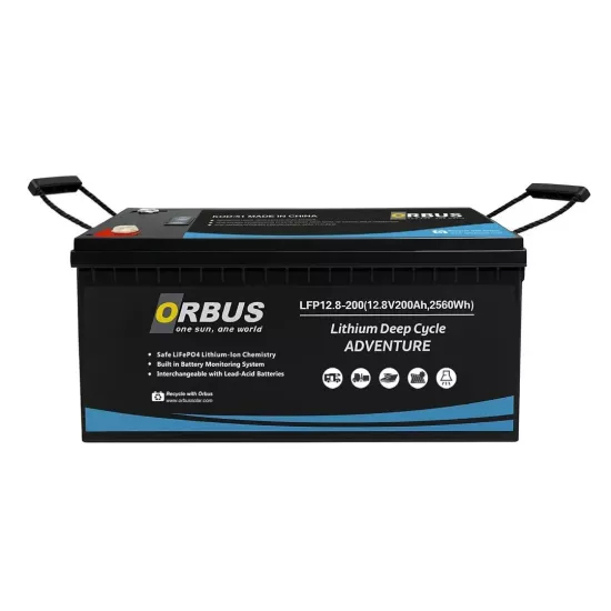 Orbus 12.8V 200Ah Lityum Akü (LiFePO4) - Fesa Enerji