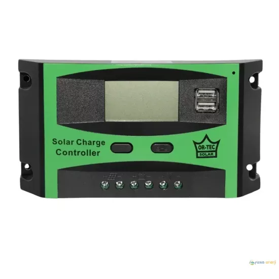 Ortec Solar 20A PWM Şarj Kontrol Cihazı (12V/24V) - Fesa Enerji
