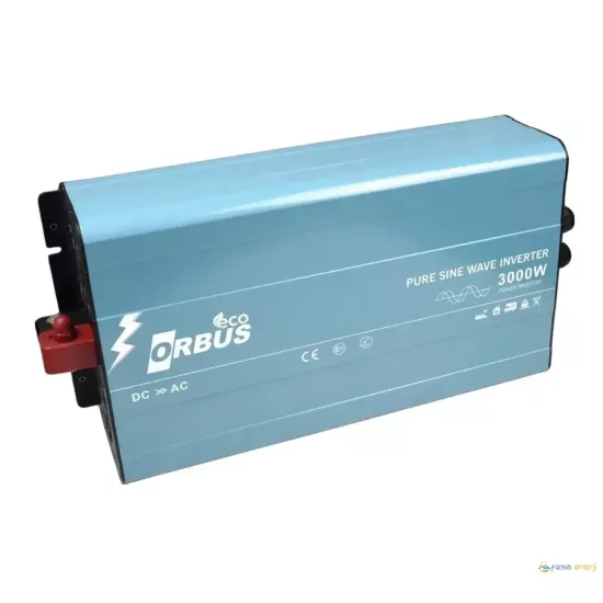 Orbus 3000W 12V Tam Sinüs İnverter (OTSE3000W) - Fesa Enerji